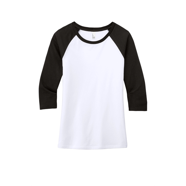 District Women's Perfect Tri 3/4-Sleeve Raglan. - District Women's Perfect Tri 3/4-Sleeve Raglan. - Image 13 of 45