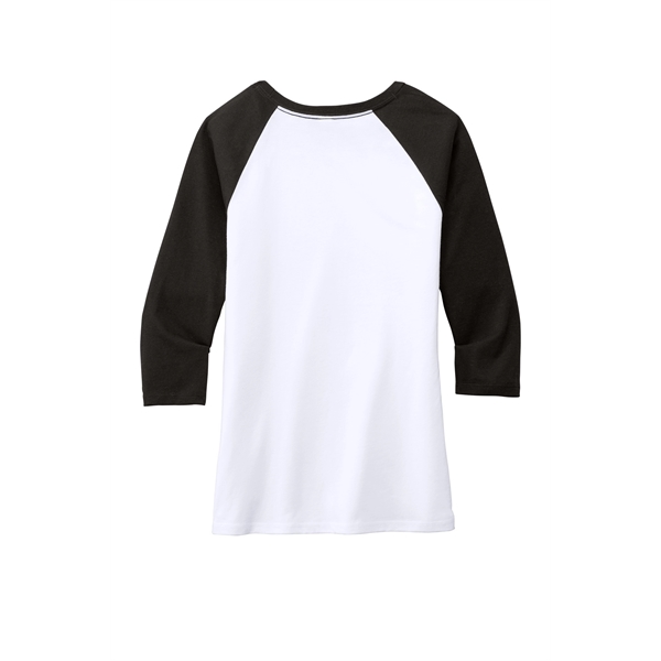 District Women's Perfect Tri 3/4-Sleeve Raglan. - District Women's Perfect Tri 3/4-Sleeve Raglan. - Image 14 of 45