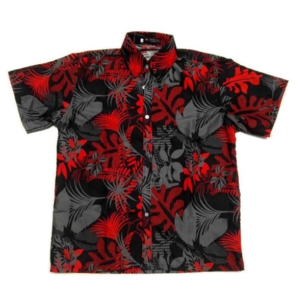 Unisex full color  Imprinted Hawaiian Camp Beach Shirt - Unisex full color  Imprinted Hawaiian Camp Beach Shirt - Image 9 of 22