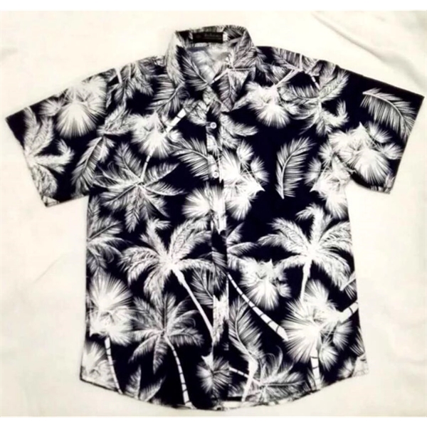 Unisex full color  Imprinted Hawaiian Camp Beach Shirt - Unisex full color  Imprinted Hawaiian Camp Beach Shirt - Image 21 of 22