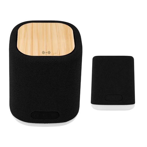 Custom Recycled Light Up Speaker & Wireless Charger