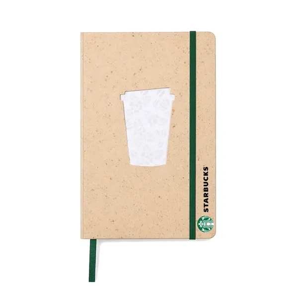 Eco Friendly Cup shaped Die Cut Hard Cover Notebook