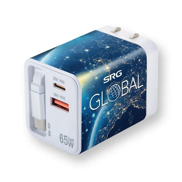 65W fast charging AC adapter