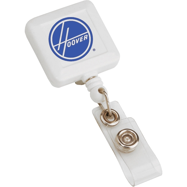 Square Retractable Badge Holder - Square Retractable Badge Holder - Image 0 of 1