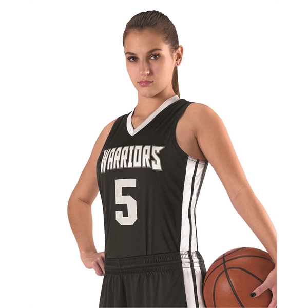 Alleson Athletic Women's Single Ply Basketball Jersey - Alleson Athletic Women's Single Ply Basketball Jersey - Image 0 of 12