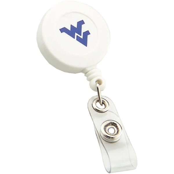 Custom Retractable Badge Reel with Swivel Bulldog Clip