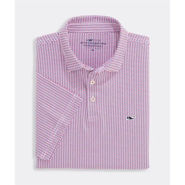 Vineyard Vines Men's Printed Sankaty Performance Polo