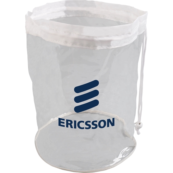 Large Clear Drawstring Bag