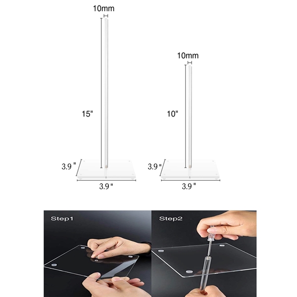 5 Piece/Set Clear Weddings Acrylic Donut Stands - 5 Piece/Set Clear Weddings Acrylic Donut Stands - Image 1 of 1