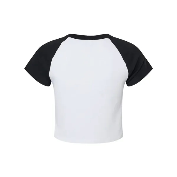 BELLA + CANVAS Women's Micro Rib Raglan Baby Tee