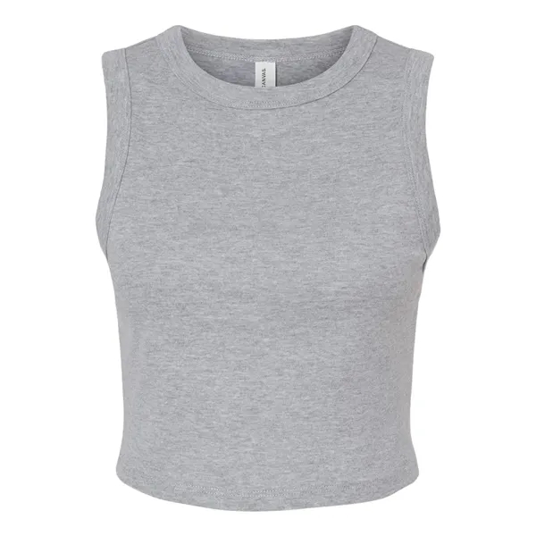 Custom BELLA + CANVAS Women's Micro Rib Muscle Crop Tank