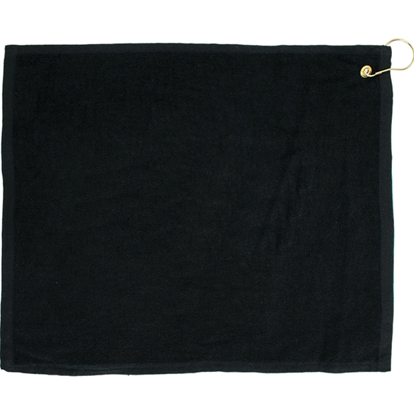 15" x 18" Terry Hemmed Colored Golf Towel - 15" x 18" Terry Hemmed Colored Golf Towel - Image 4 of 5