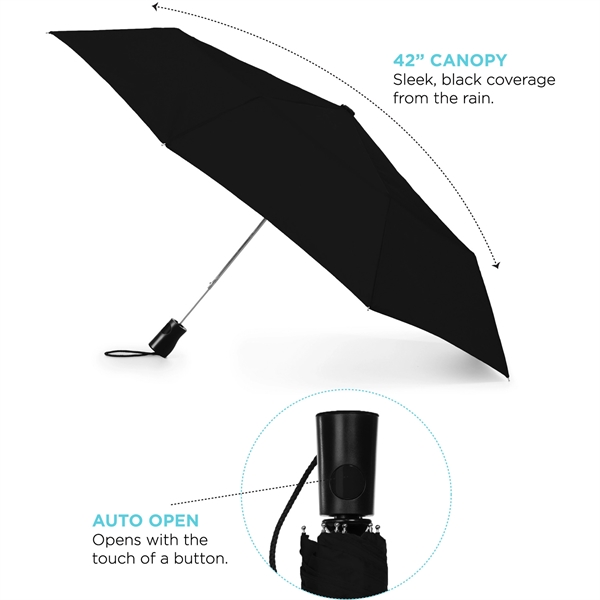 42" totes® 3 Section Auto Open Umbrella - 42" totes® 3 Section Auto Open Umbrella - Image 7 of 34