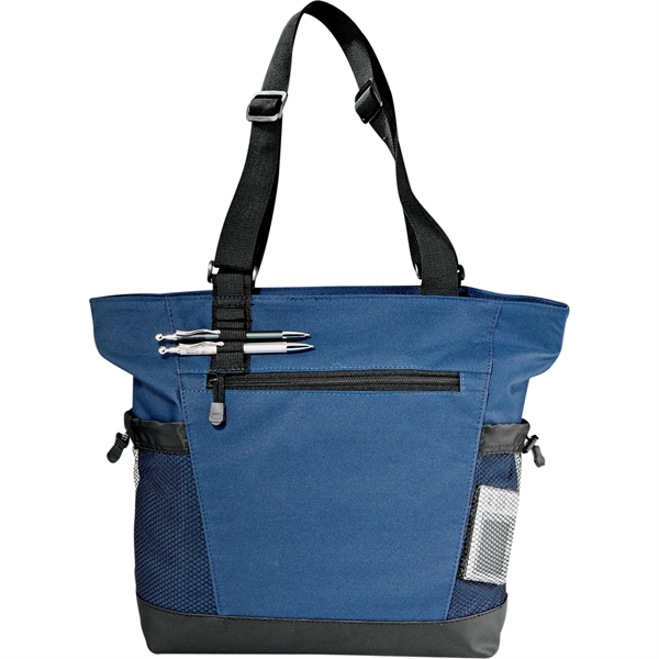 Urban Passage Zippered Travel Business Tote - Urban Passage Zippered Travel Business Tote - Image 5 of 12