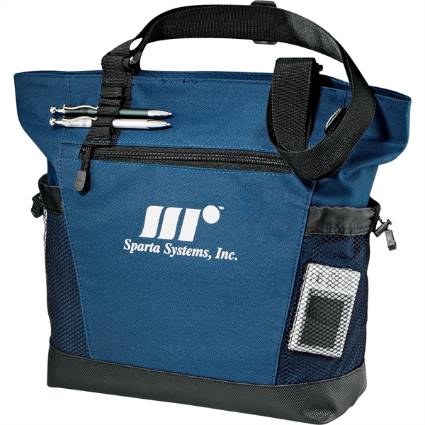 Urban Passage Zippered Travel Business Tote - Urban Passage Zippered Travel Business Tote - Image 6 of 12