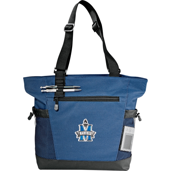 Urban Passage Zippered Travel Business Tote - Urban Passage Zippered Travel Business Tote - Image 9 of 12