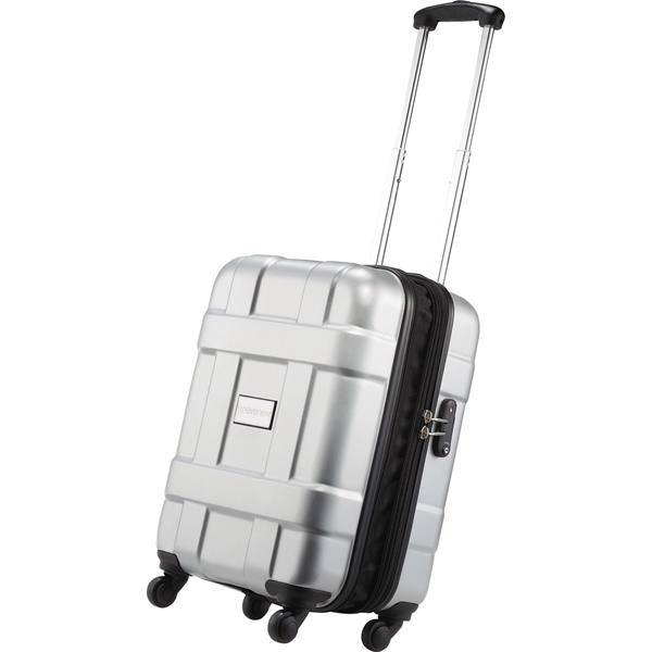 Luxe Hard-Sided Black Carry-On Spinner Suitcase