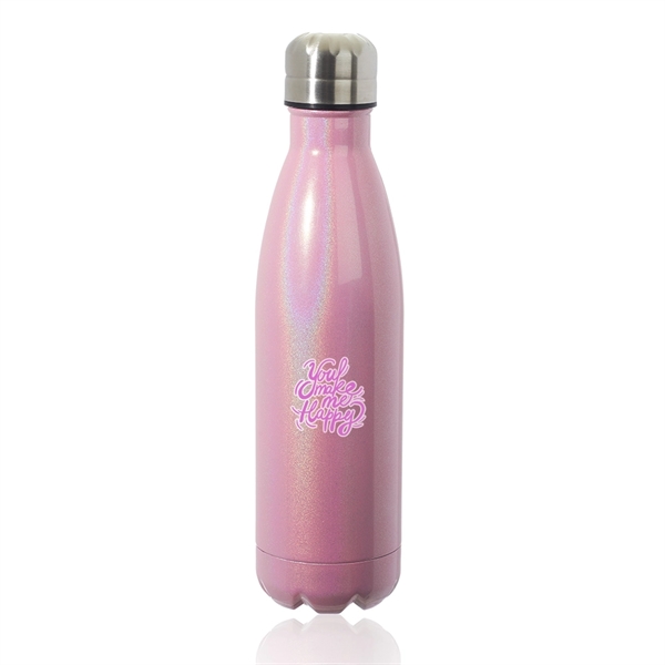 Pure Purple Iridescent Stainless Steel Water Bottle