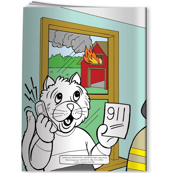 Coloring Book - Escaping Fire Danger - Coloring Book - Escaping Fire Danger - Image 3 of 3