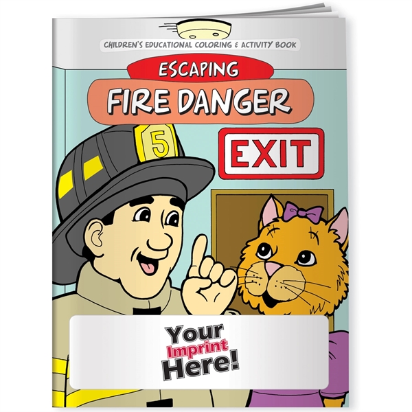 Coloring Book - Escaping Fire Danger - Coloring Book - Escaping Fire Danger - Image 0 of 3