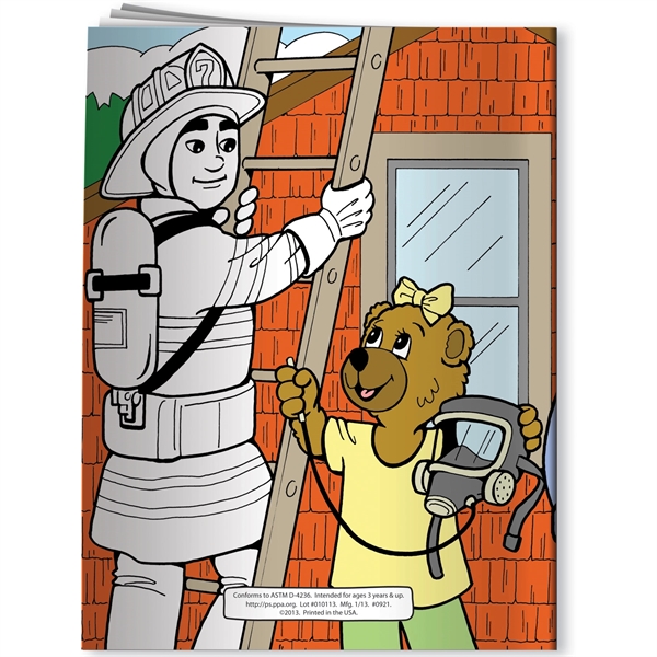 Coloring Book - Firefighters in Uniform - Coloring Book - Firefighters in Uniform - Image 3 of 3