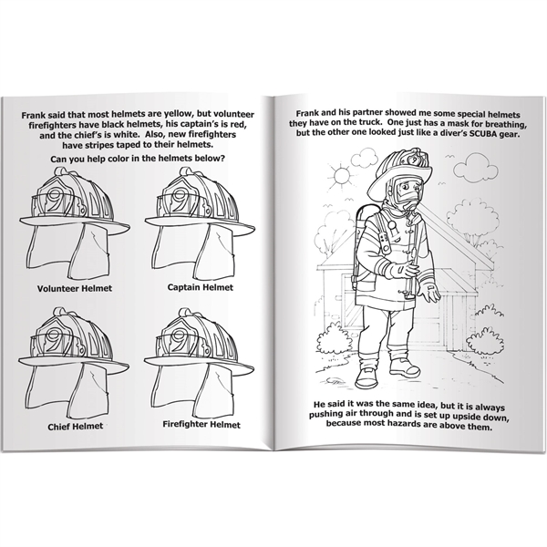 Coloring Book - Firefighters in Uniform - Coloring Book - Firefighters in Uniform - Image 2 of 3