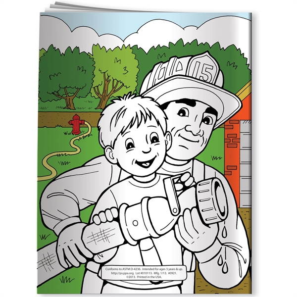 Coloring Book - My Visit to the Fire Station - Coloring Book - My Visit to the Fire Station - Image 3 of 3