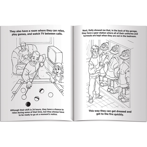 Coloring Book - My Visit to the Fire Station - Coloring Book - My Visit to the Fire Station - Image 2 of 3