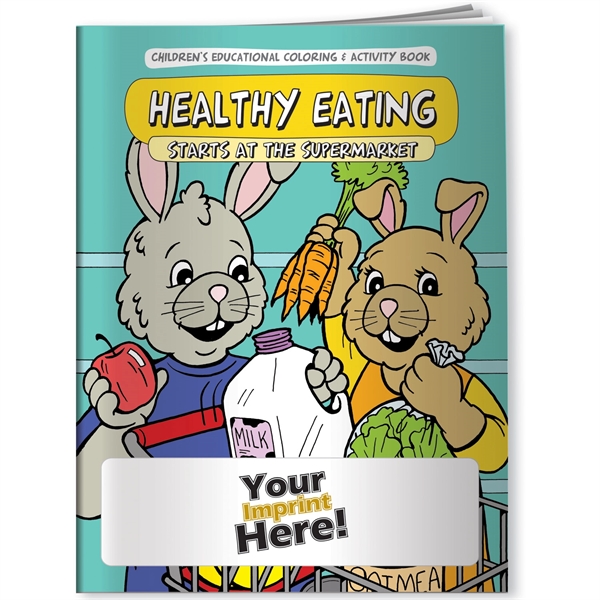 Coloring Book - Healthy Eating - Supermarket - Coloring Book - Healthy Eating - Supermarket - Image 0 of 2