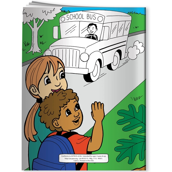 Coloring Book - School Bus Safety - Coloring Book - School Bus Safety - Image 2 of 2