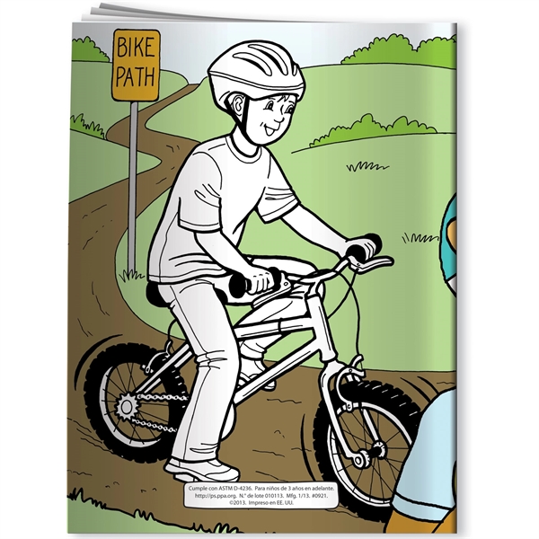 Coloring Book - Bicycle Safety - Coloring Book - Bicycle Safety - Image 5 of 5
