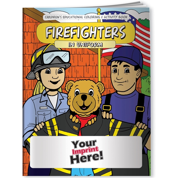 Custom Coloring Book - Firefighters in Uniform