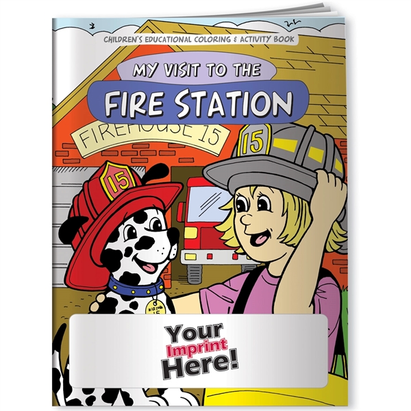 Custom Coloring Book - My Visit to the Fire Station