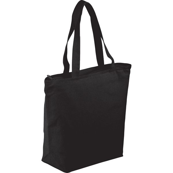 Maine 8oz Cotton Canvas Zippered Tote - Maine 8oz Cotton Canvas Zippered Tote - Image 7 of 18