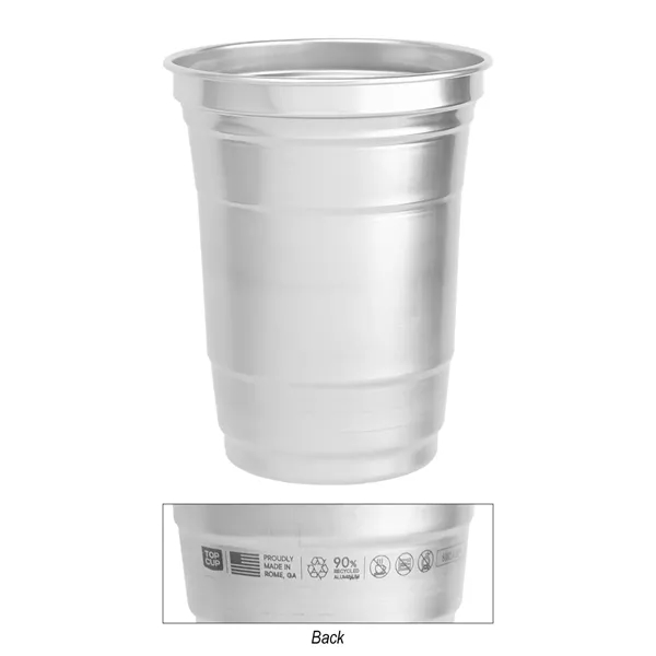 Custom 16 Oz. Top Cup Full Color Aluminum Cup