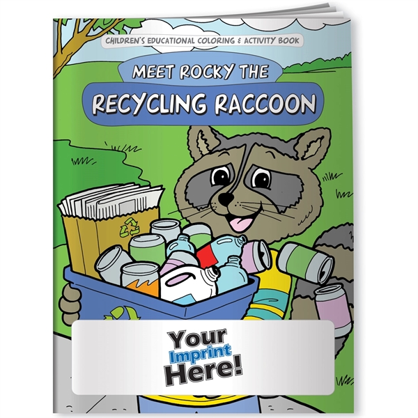 Coloring Book - Rocky the Recycling Raccoon