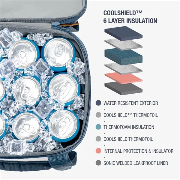 CleverMade® 50 Can Recycled Pacifica Collapsible Cooler