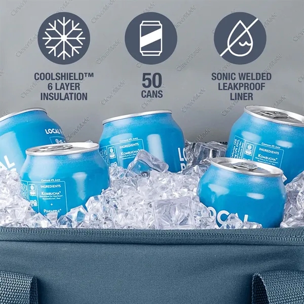CleverMade® 50 Can Recycled Pacifica Collapsible Cooler