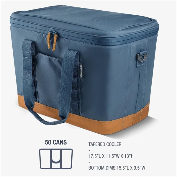 CleverMade® 50 Can Recycled Pacifica Collapsible Cooler
