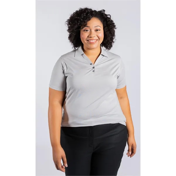 Custom OOBE Women's Charley Striped Performance Polo