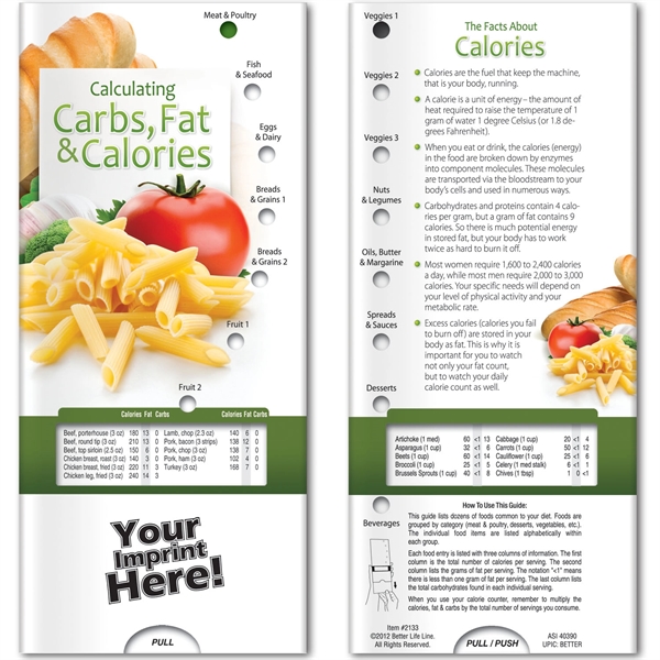 Pocket Slider™ - Calculating Carbs - Pocket Slider™ - Calculating Carbs - Image 0 of 2