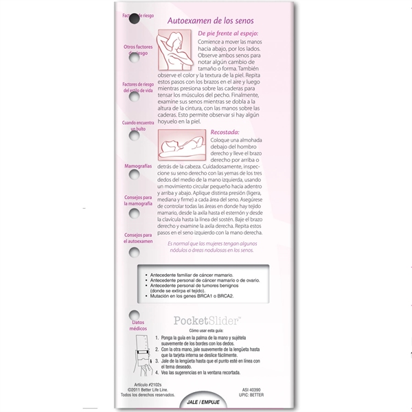 Pocket Slider™ - Breast Cancer Awareness - Pocket Slider™ - Breast Cancer Awareness - Image 5 of 5