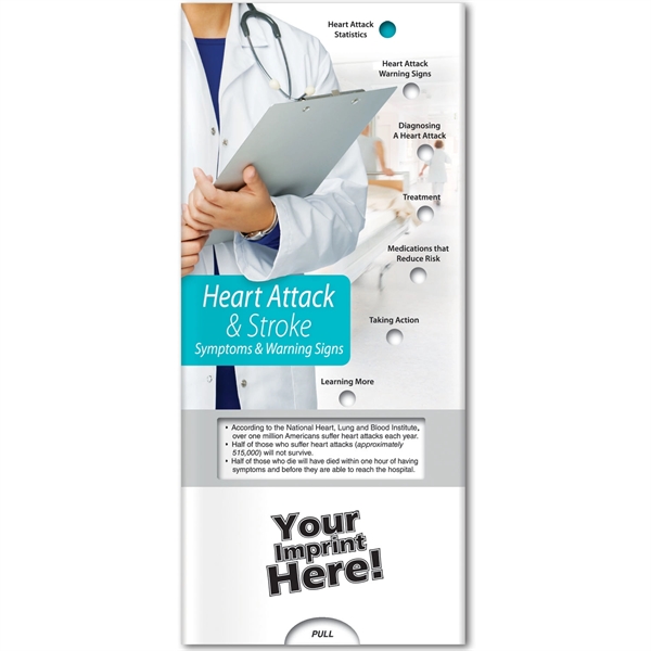 Pocket Slider™ - Heart Attack & Stroke - Pocket Slider™ - Heart Attack & Stroke - Image 1 of 2
