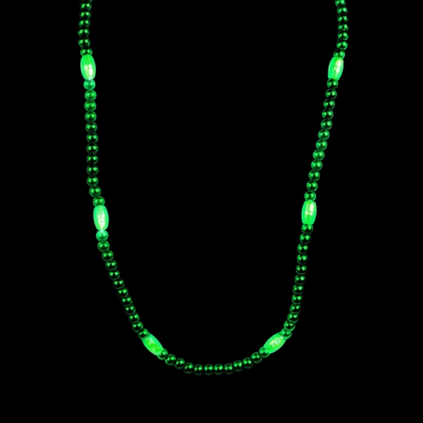 Light-Up Green Bead Necklace - Light-Up Green Bead Necklace - Image 0 of 0