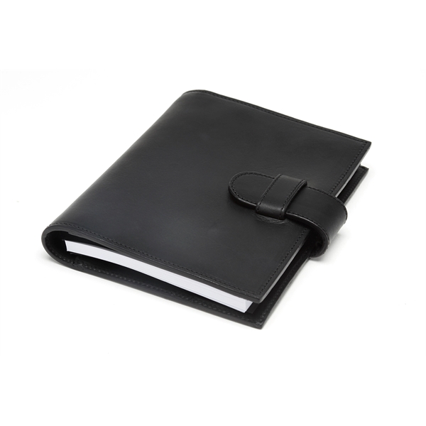 Handmade Medium Size Padfolio - Onyx Black - Handmade Medium Size Padfolio - Onyx Black - Image 1 of 7