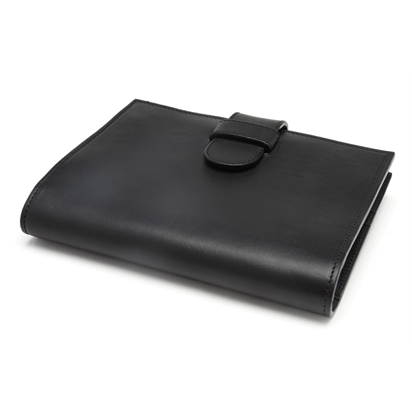 Handmade Medium Size Padfolio - Onyx Black - Handmade Medium Size Padfolio - Onyx Black - Image 6 of 7