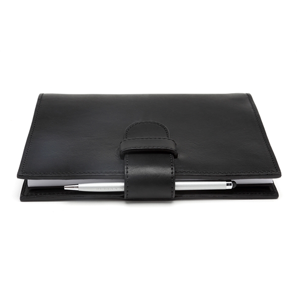 Handmade Medium Size Padfolio - Onyx Black - Handmade Medium Size Padfolio - Onyx Black - Image 7 of 7