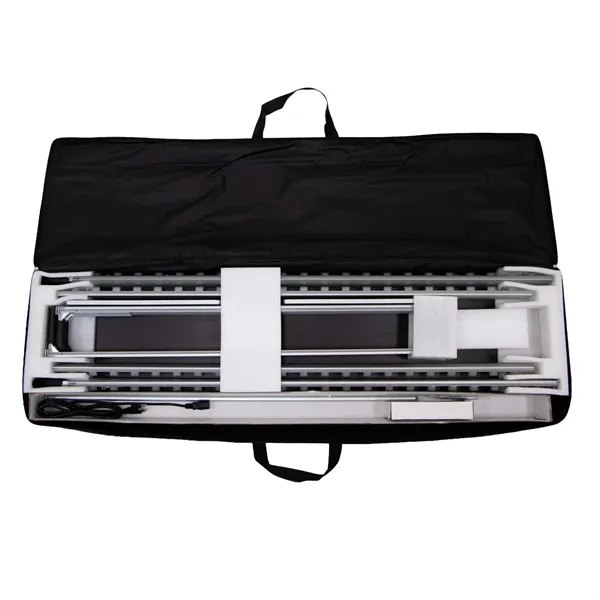 Custom 3' x 6.5' Deluxe SEG Glo Floor Display Kit