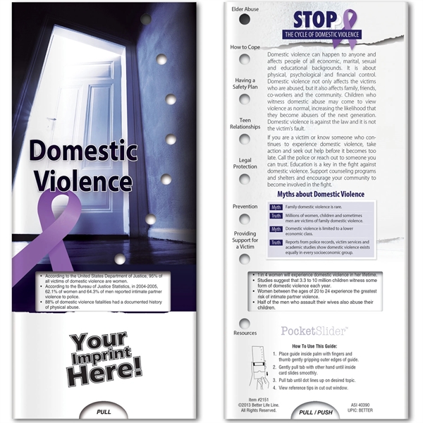 Pocket Slider™ - Domestic Violence
