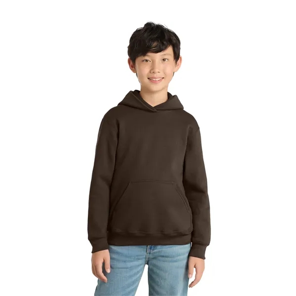 Port & Co Youth Core Fleece Pullover Hooded Sweatshirt